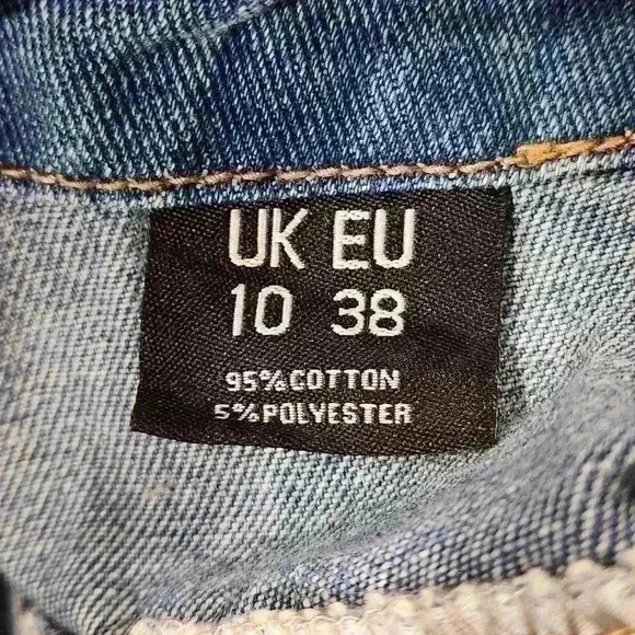 NWT Momokrom Nasty Gal Keep Up Belted Medium Wash High Waisted Blue Jeans $58 - Picture 11 of 15